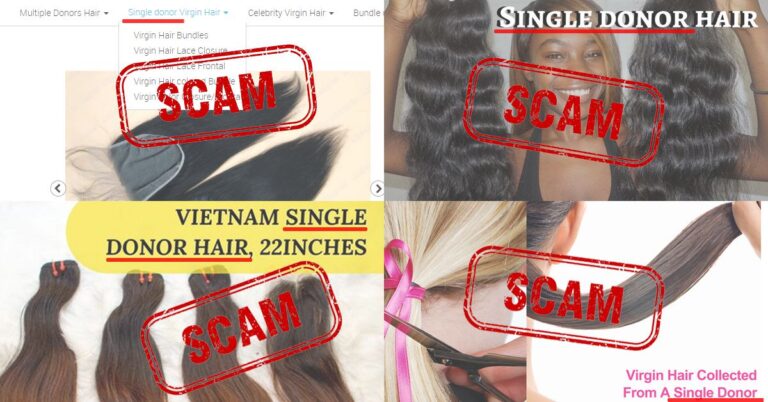The Single Donor Hair Scam