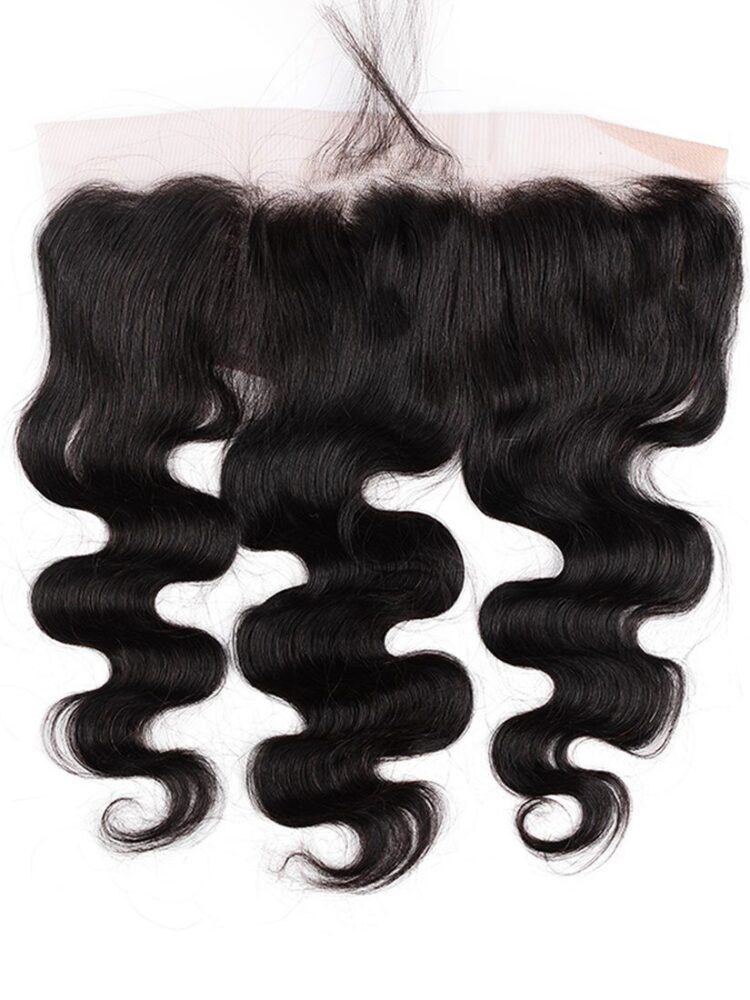 13x4 Black Line Body Wave Lace Frontal