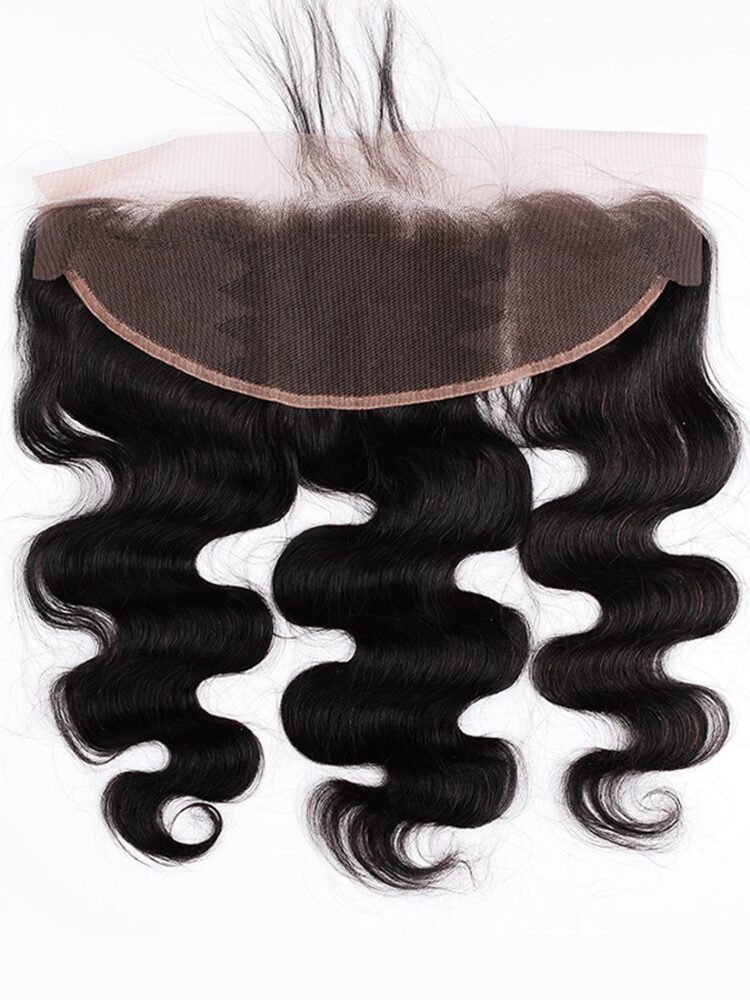13x4 Black Line Body Wave Lace Frontal