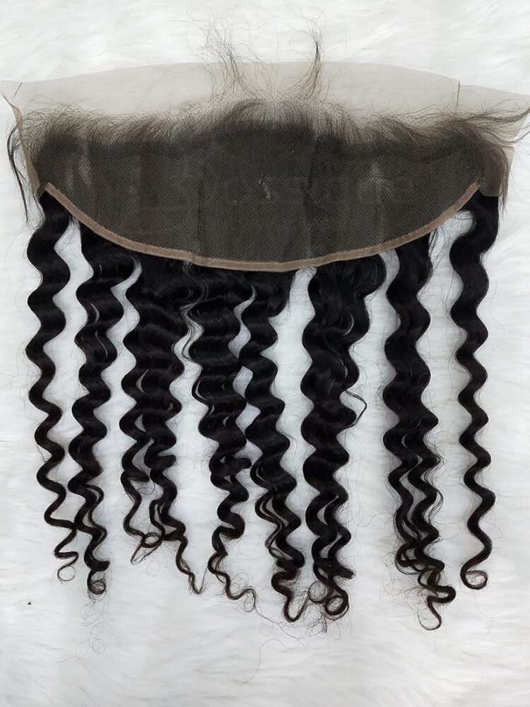 Orange Line Hair Frontal - Curly