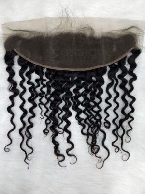 Orange Line French Curly Lace Frontal