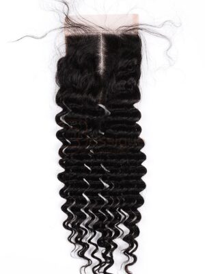 virgin hair 4x4 and 5x5 deep wave lace closure