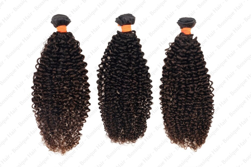 Set of 3 Kinky Curly Hair Wefts