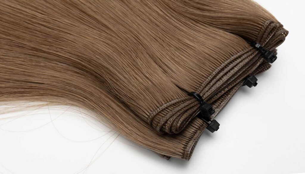 Wholesale hair extensions, brown Genius Wefts