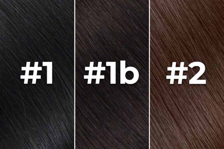 Natural Color vs 1B and 1 Hair: The Clear Winner