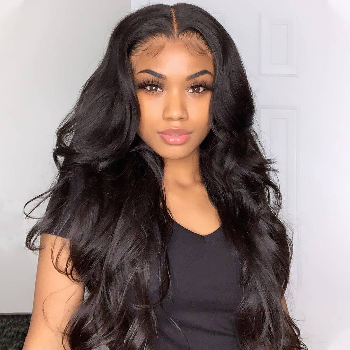 Body Wave Frontal Wig with Defined Waves