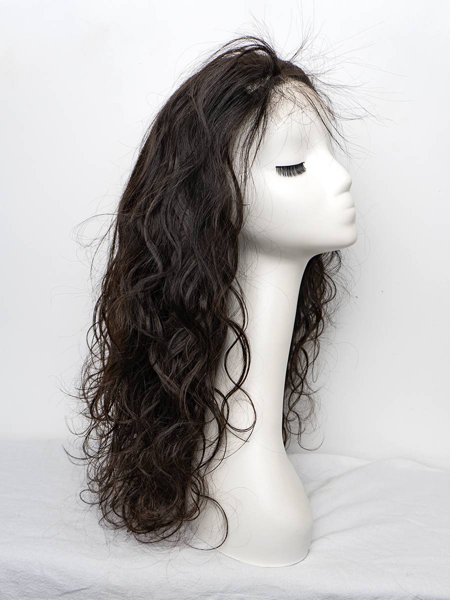 Orange Line body wave wig with transparent lace