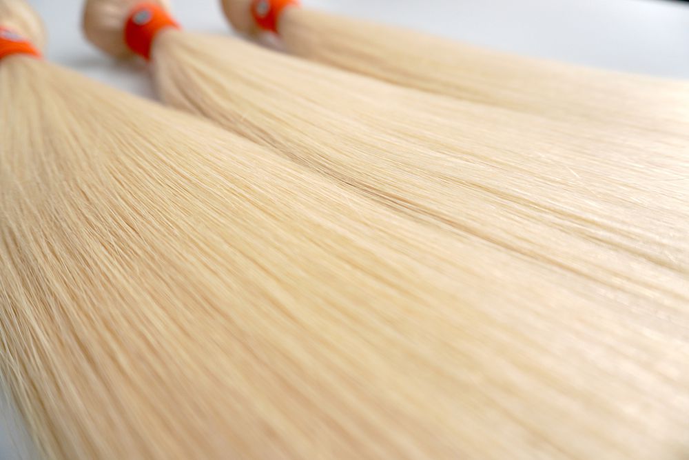 Hair Bleaching: Three 613 Blonde Bundles for Bleaching Process