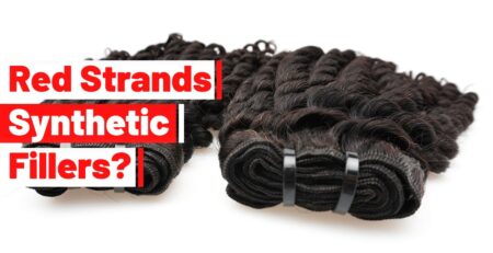 Red strands - Synthetic hair fillers?