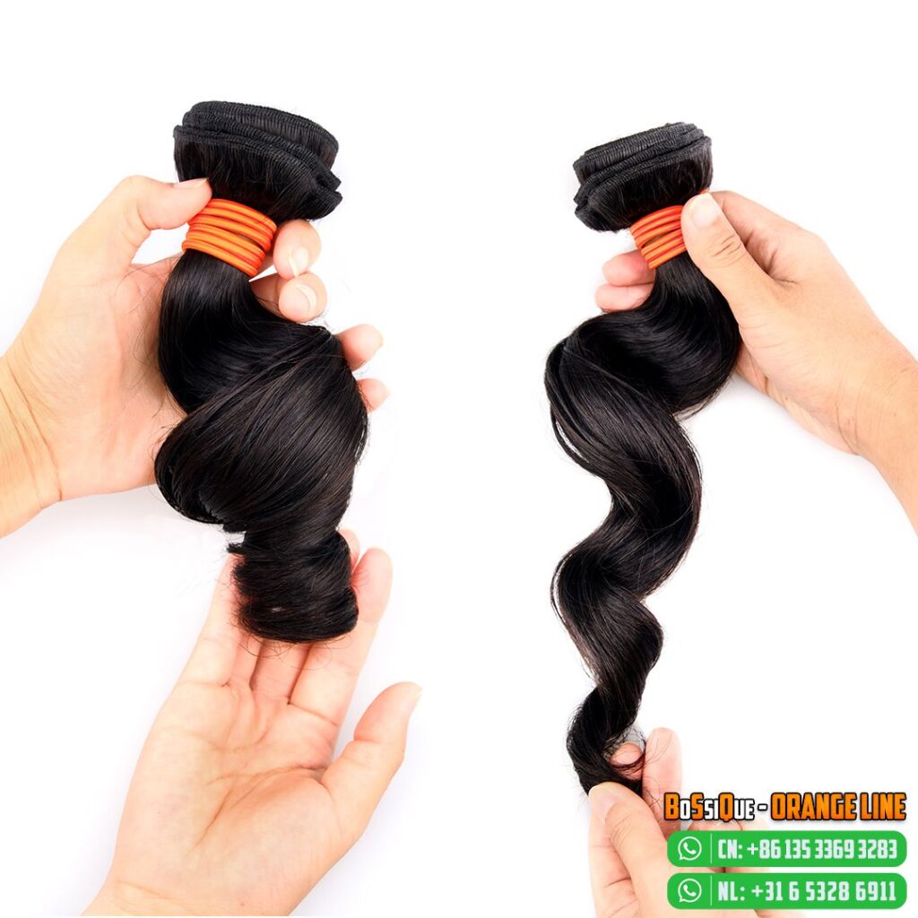 Image showing natural color loose wave bundles