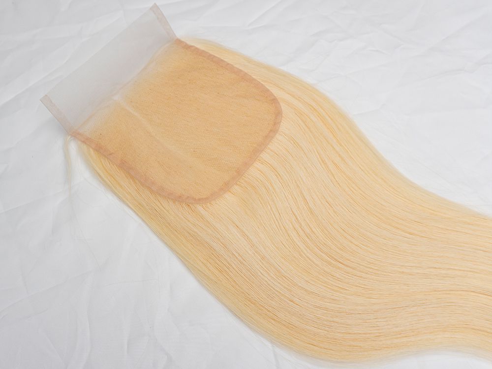 Experience the beauty of authentic Asian hair in our Premium 613 Lace Closure, offering a straight texture and endless styling versatility.