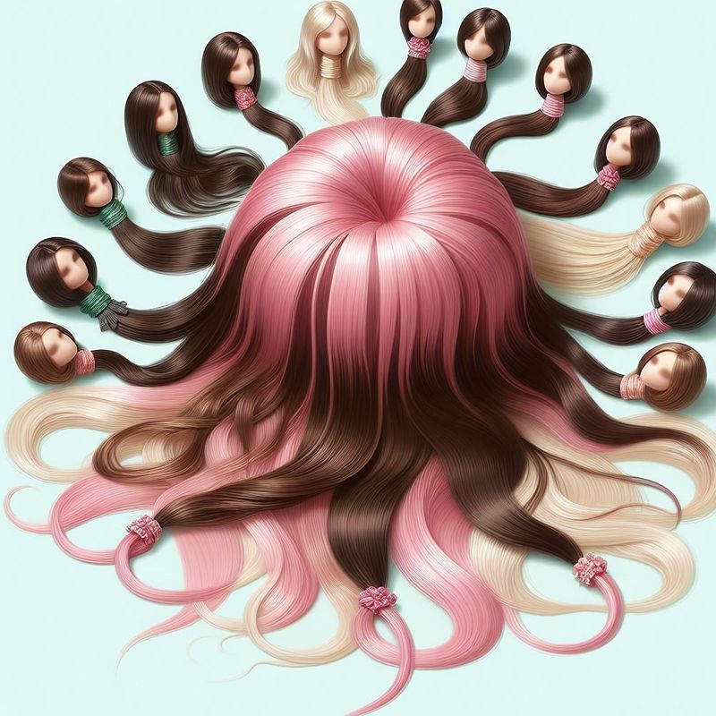 Diverse Quality Hair Extensions: A Mix of Origins and Textures